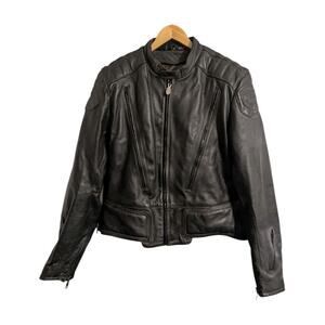 First Gear by Hein Gericke Vintage Men’s Leather Motorcycle Jacket Size 50